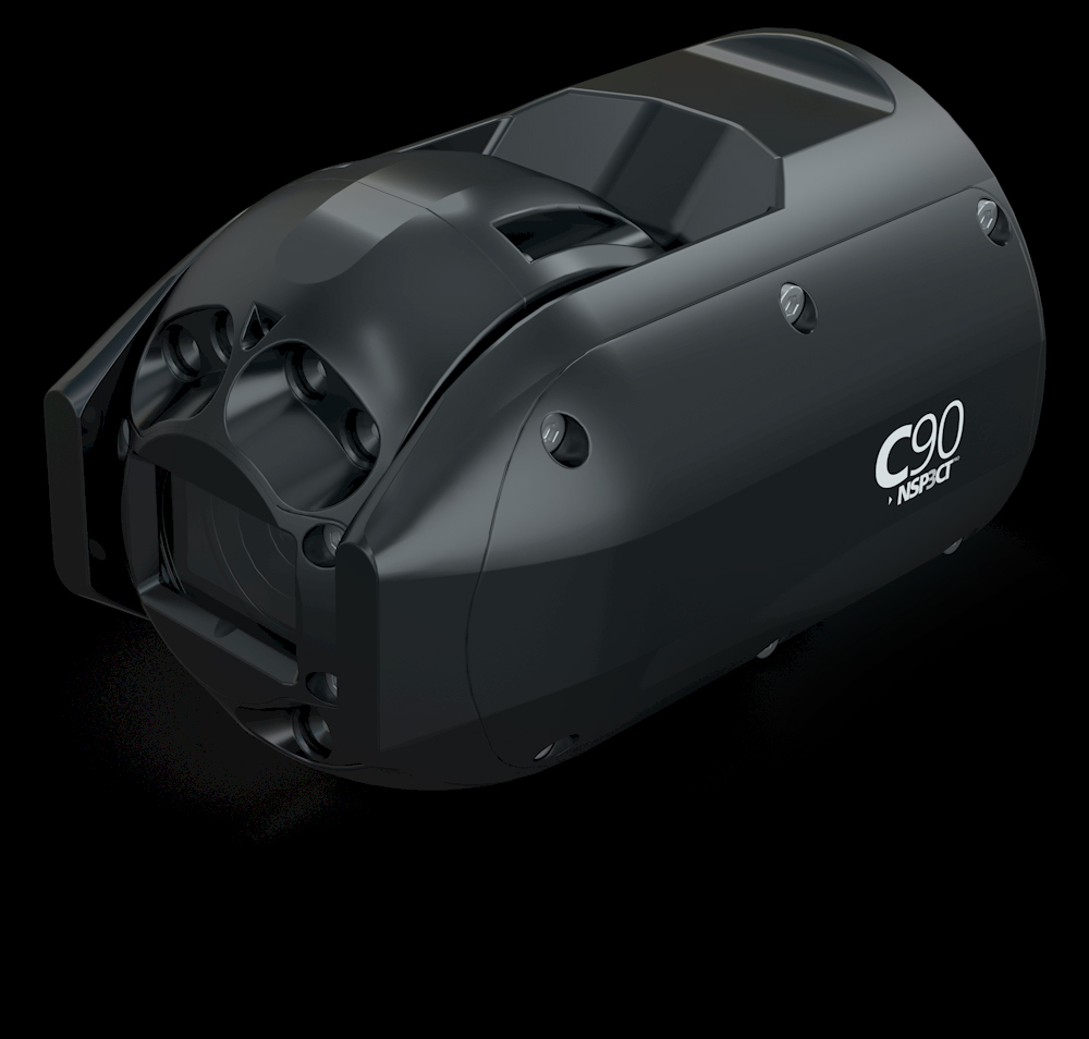C90 Camera Head (Front/Side View)